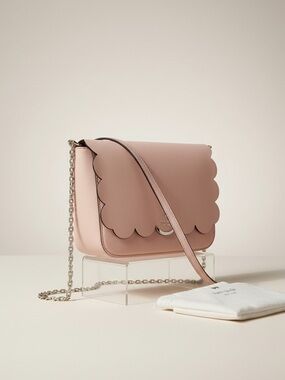 💖 Kate Spade Blush Pink Scallop Crossbody ✨ NWOT w/ Dust Bag | 2-Way Bag